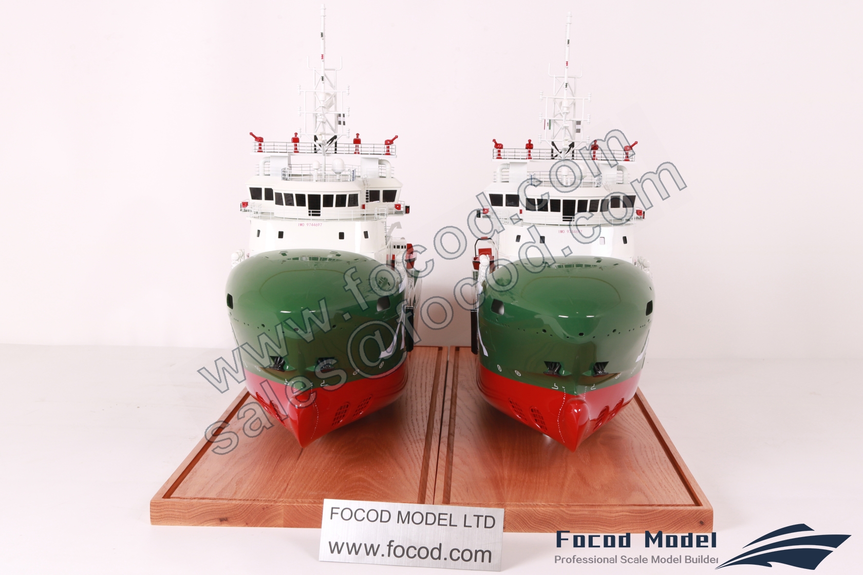 custom made model of 67m Multi Purpose Offshore Vessel